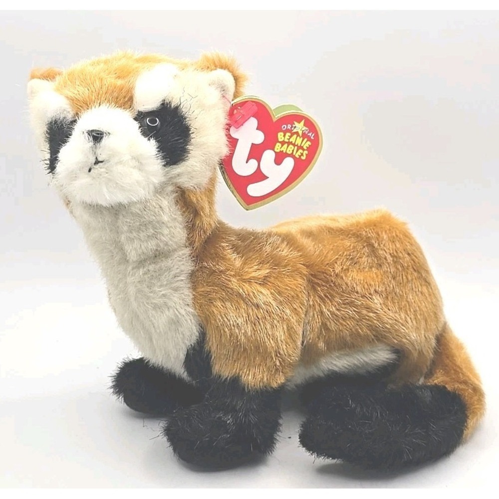 2005 Ty Beanie Baby WWF "Shiloh" Retired Black Footed Ferret BB17